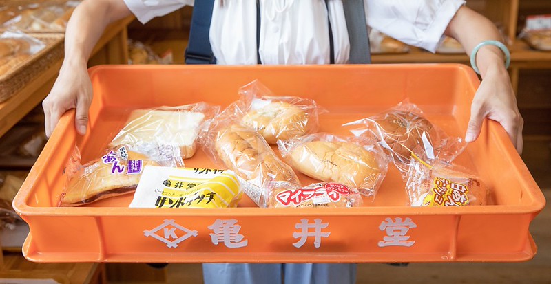 【鳥取美食】鳥取のパン亀井堂.兩款鳥取古早味三明治.120年歷久不衰 @ 【小虎食夢網】台北捷運美食地圖 :: 痞客邦 ::