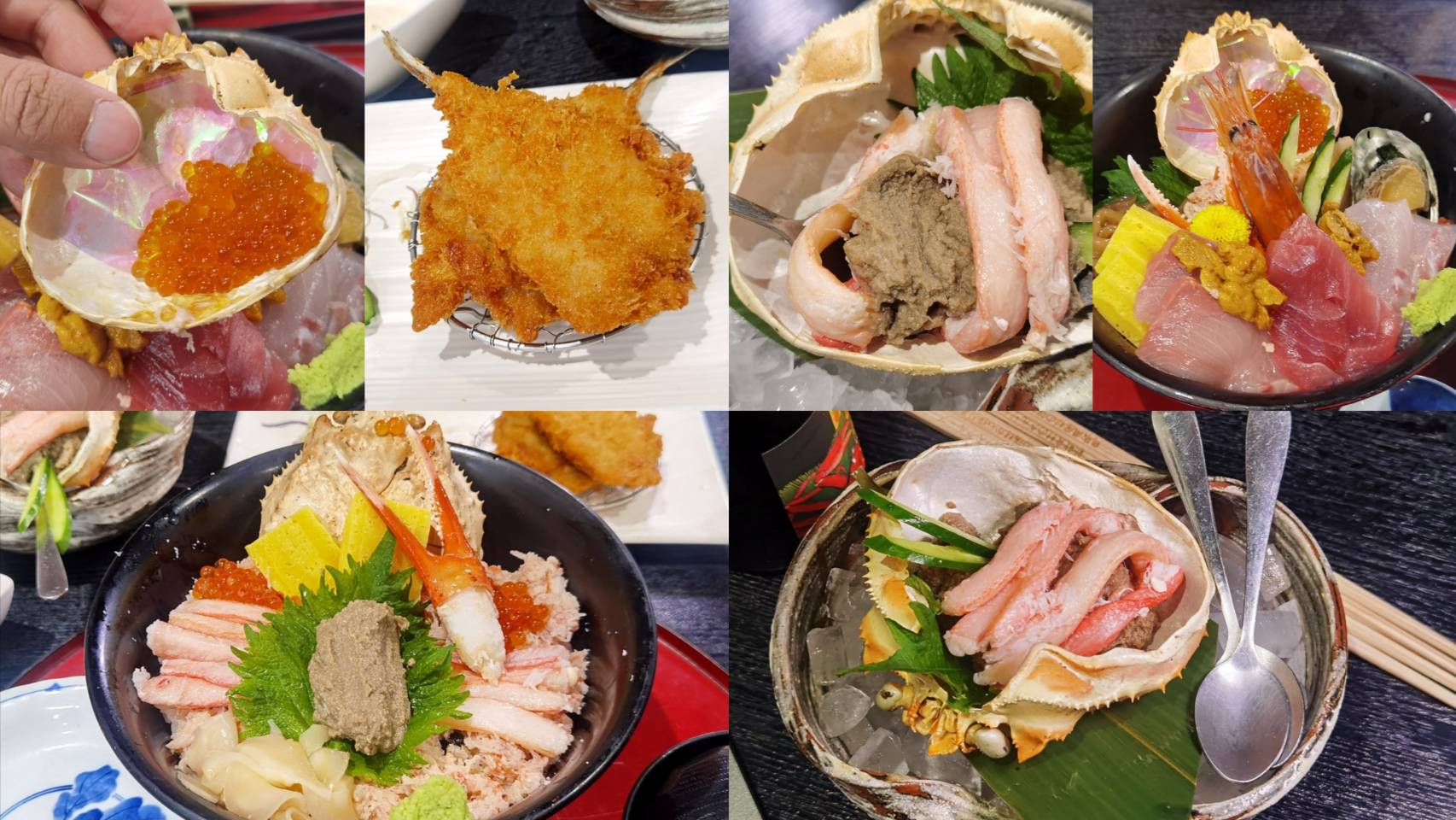 在地鄉民評價最高分海鮮丼飯!螃蟹海鮮丼好吃到很上腦，就連醋飯也讚到讓你忘了超派鐵拳怎麼打