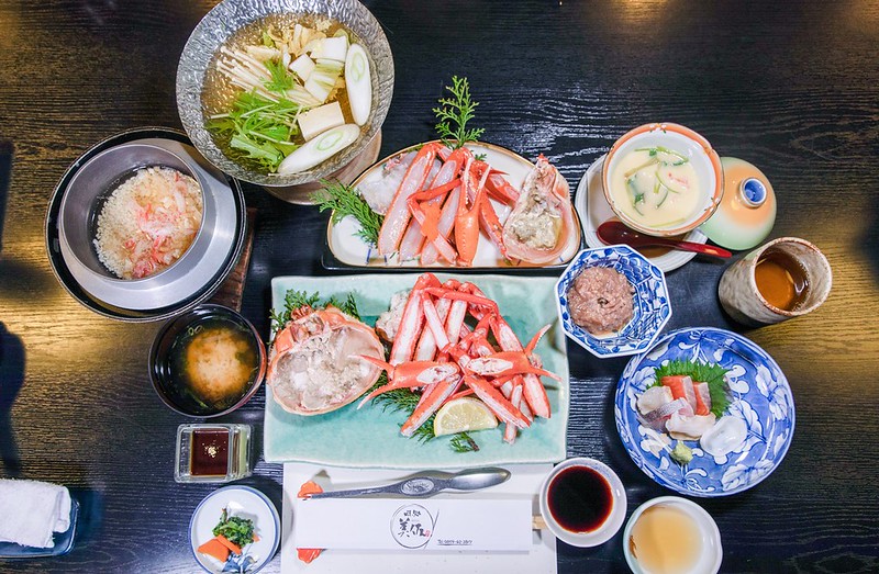 紅楚蟹。推薦餐廳：味処 美佐