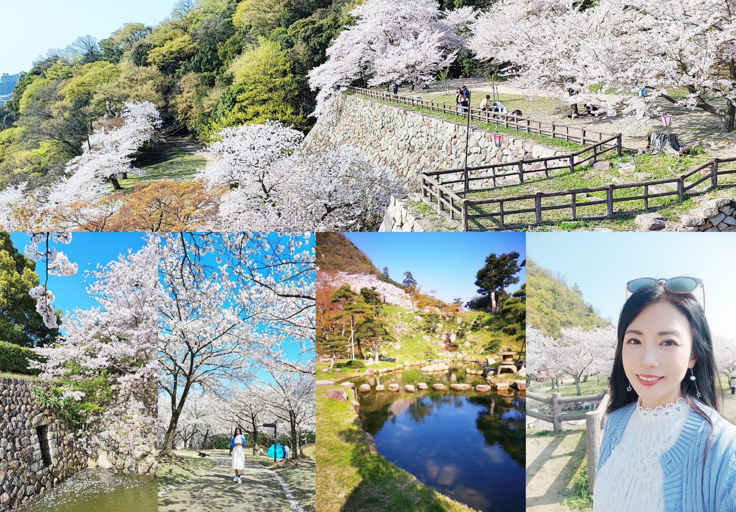 ◎日本中國地方山陰鳥取縣【鳥取城跡・久松公園】鳥取歷史、日本百選名城、日本櫻花百選 @傑菲亞娃 JEFFIA FANG